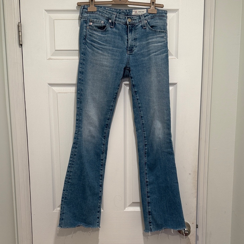Ag Adriano Goldschmied Light Blue Flare Jeans